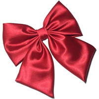 LinenBlue Silk Hair Sailor Bow Clip For Womens And Girls (Maroon), Pack of 1, Maroon