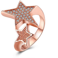 Jewels Galaxy Stylish Crystal Silver Plated Sparkling Rings For Women/Girls (Style 14) (SMNJG-RNGC-5046)