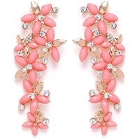 YouBella Jewellery Designer Gold Plated Hanging Earrings for Girls and Women (Light Pink)