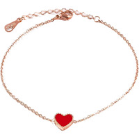 Fashion Frill Anklet For Women Gold Plated Heart Chain Anklets For Women Girls Jewellery