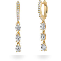 MINUTIAE Oval Shaped Earring Dangler for Women