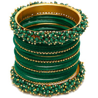 Shining Diva Fashion Latest Gold Plated Set of 23 Stylish Traditional Bangle for Women (12998b_2.4)