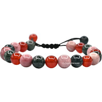 Crystal Heaven Crystal Immunity Bracelet for Men Women - Carnelian, Rhodonite, Moss Agate Bracelet Set - Real Healing Stone Adjustable Bracelet