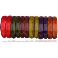 Nmii Multicolor Glass Kadaa Bangle Set For Women