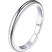 HighSpark Silver Toe Ring for Women | 92.5 Sterling Silver Hypoallergenic Adjustable Toe Rings | Minimal & Elegant Designs - Single Line