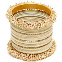 Shining Diva Fashion Latest Gold Plated Set of 23 Stylish Traditional Bangle for Women (12994b_2.8)