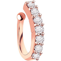VAMA FASHIONS Without Piercing Clip on Nose pin without Hole Pressing Type Press Nose ring Stud for Women (Rose Gold Nose Ring Stud)