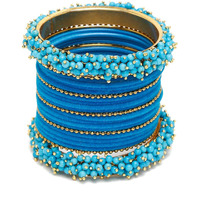 Shining Diva Fashion Latest Gold Plated Set of 23 Stylish Traditional Bangle for Women (12996b_2.8)