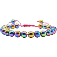 Crystal Heaven Mystic Hematite Crystal Bracelet for Women Men Natural Healing - AAA Grade Original Healing Gemstone Adjustable Bracelet for Yoga Reiki Meditation Feng Shui