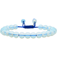 Crystal Heaven Natural Healing Crystal Bracelet for Women Men - AAA Grade Original Healing Gemstone Adjustable Bracelet for Yoga Reiki Meditation Feng Shui (Opalite)