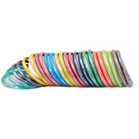 AABHAYA ARTS Glass Bangles for Women 12 Multi Colours Pairs Stylish Eye Catching Glass Bangles For Girls/Women (Pack of 24 Bangles) (2.8)