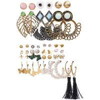 YouBella Fashion Jewellery Gold Plated Ear rings Combo of Earrings for Girls and Women (Style 1)