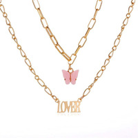 Jewels Galaxy Gold Plated Multi Strand Necklace For Women/Girls (Style 15) (CT-NCKCS-44209)