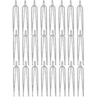VAMA FASHIONS Silver Clip on Safety Sari Sadi Clip Brooch Waist Pleats Pallu Saree pins for women (silver brooch for women)