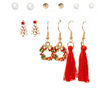 Jewels Galaxy Jewellery For Women Gold Plated Earrings Combo (Design 6) (JG-PC-E-8633)