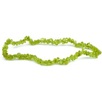 Remedywala Charged Energized Peridot Chips Bracelet For Reiki, Balance Chakra, Positive Energy, Healing | Natural Crystal Peridot Stone Chips Bracelet(Sugar Size Small Chips)
