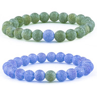 Homeistic Applience Charming Handcrafted Couple Bracelet With Natural Stones Reiki Yoga Healing Onyx Unisex Bracelet for Men and Women: Elevate Your Style with Elegance (Natural Agate 13)