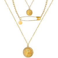 Jewels Galaxy Jewellery For Women Stylish Pendant Necklace For Women And Girls (CT-NCCK-44195)