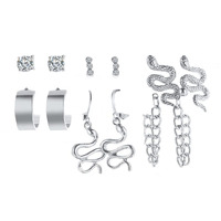 Jewels Galaxy Jewellery For Women Silver-Plated Drop Earrings (JG-PC-ERGD-8665)