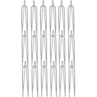 VAMA FASHIONS Silver Clip on Safety Sari Sadi Clip Brooch Waist Pleats Pallu Saree pins for women (silver safety pin for saree)