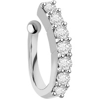 VAMA FASHIONS Without Piercing Clip on Nose pin without Hole Pressing Type Press Nose ring Stud for Women (silver nose pin without piercing)
