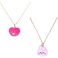 SIRANI BTS CHARCTER PENDANT NECKLACE FOR WOMEN GIRLS KIDS| GIFT FOR BTS LOVERS| PENDANT NECKLACE FOR GIRLS AND WOMEN (COOKY TATA)
