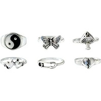 Jewels Galaxy Mesmerizing Vintage Gold Plated Stunning Rings For Women/Girls (Mixed Sizes) (Design 20)