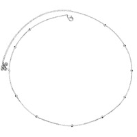 THANUS CRAFT White Silver kamar band Body Belly hip Stomach Chain kardhani waist Saree Belt for women