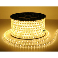 Mufasa LED Rope Light Indoor Outdoor Strip Home Decoration Lights, Diwali Festival Lights False Ceiling, Balcony 220V AC (Non Adhesive Back) (Warm White, 10 Meter)