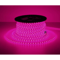 Mufasa LED Rope Light Indoor Outdoor Strip Home Decoration Lights, Diwali Festival Lights False Ceiling, Balcony 220V AC (Non Adhesive Back) (Pink, 20 Meter)