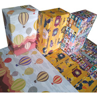 eVincE Wrapping Paper - Pack of 6 Large Gift Packing Paper with 28 x 20 - Multi Occasion Gift Paper for Diwali, Birthday, Wedding, Party Decor - Premium Recyclable Gift Wrapper with Fun Facts