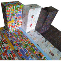 eVincE Wrapping Paper - Pack of 6 Large Gift Packing Paper with 28 x 20 - Multi Occasion Gift Paper for Diwali, Birthday, Wedding, Party Decor - Premium Recyclable Gift Wrapper with Fun Facts