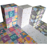 eVincE Wrapping Paper - Pack of 6 Large Gift Packing Paper with 28 x 20 - Multi Occasion Gift Paper for Diwali, Birthday, Wedding, Party Decor - Premium Recyclable Gift Wrapper with Fun Facts