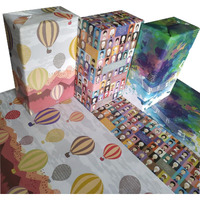 eVincE Wrapping Paper - Pack of 6 Large Gift Packing Paper with 28 x 20 - Multi Occasion Gift Paper for Diwali, Birthday, Wedding, Party Decor - Premium Recyclable Gift Wrapper with Fun Facts