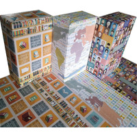 eVincE Wrapping Paper - Pack of 6 Large Gift Packing Paper with 28 x 20 - Multi Occasion Gift Paper for Diwali, Birthday, Wedding, Party Decor - Premium Recyclable Gift Wrapper with Fun Facts