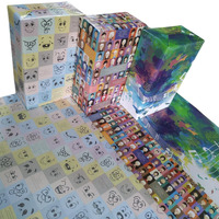 eVincE Wrapping Paper - Pack of 6 Large Gift Packing Paper with 28 x 20 - Multi Occasion Gift Paper for Diwali, Birthday, Wedding, Party Decor - Premium Recyclable Gift Wrapper with Fun Facts
