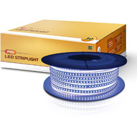 wipro Garnet 50 mtr LED Strip Light| 120 LEDs/mtr | Blue | IP65-Waterproof | Flexible Rope Light for Outdoor & Indoor Decoration for Diwali, Christmas|Strip for Balcony, False ceiling|Pack of 1