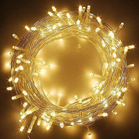 DesiDiya 35 Feet Long LED Power Pixel Serial String Light, 360 Degree Light in Bulb | Copper Led Pixel String Light for Home Decoration,Diwali,Christmas(Warm White) Pack of 1