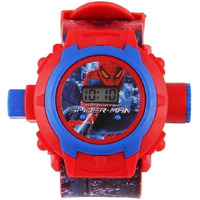 SELLORIA Digital 24 Images Projector Watch for Kids Boys Rubber Material Watch, Diwali Gift, Birthday Return Gift, Best Digital Toy Watch for Boys & Girls (SPIDERMAN)