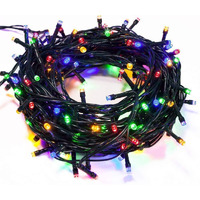 The Purple Tree Copper Multicolor Led Rice Light For Decoration 12 Meter String Series Light For Diwali Christmas Indoor Outdoor Decoration (Pack Of 1)