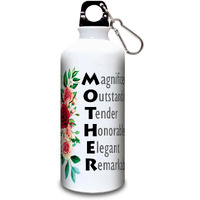 exciting Lives - Mother Sipper Water Bottle - Gifts for Mothers Day, Birthday, Anniversary Gift for Diwali, Festival - 600 ml (Metal)