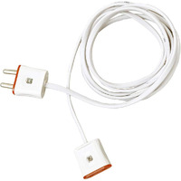 Hi-PLASST PINS & Plugs Hi-PLASST 2-Pin Flexible Male-Female Socket,Flat Wire,Extension Cord for Multipurpose Use,Festive Decorations,Diwali,Christmas,etc (2mtr)
