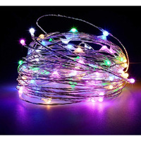 The Purple Tree 3 m Rice Light with 30 LED (Pack of 1, Multicolored), Copper Fairy String for Home Decoration, Christmas Decoration, Diwali Lights, Party, Waterproof Decorative String Light