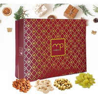 Maalpani Dry Fruit Gift Hamper Box | Diwali Gift Hamper Box Pack for Family Friends Corporate Office Clients | Diwali Festival, 200g | Pack of 2 | (Kaju, Badaam, Kishmish, Pista Each 50g Pack)