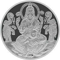 MAA SILVER 999 Purity Silver Laxmi/Lakshmi Ji Coin/Sikka for Diwali|Dhanteras with Box for Gifting & Religious Use (10 Grams)