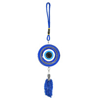 Evil Eye Hanging for Home, Nazar Battu for Home Entrance Diwali Door Hanging Gift - Evil Eye for Car Hanging (9 inch, Blue Evil Eye)