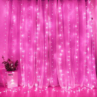 The Purple Tree Pink LED Fairy Light for Diwali (12 Mtr, Pack of 1) Serial Lights for Decoration- Electric Corded String Lights for Home Decoration, Diwali Decoration Lights, Balcony Lights