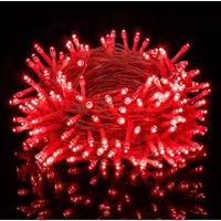 The Purple Tree Red LED Fairy Light for Diwali (12 Mtr, Pack of 1) Serial Lights for Decoration- Electric Corded String Lights for Home Decoration, Diwali Decoration Lights, Balcony Lights