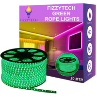 fizzytech Super Bright 20 Meter Waterproof LED Ceiling Light for False Ceiling,Cove Light, Led Strip Light for Home Decoration,Diwali,Christmas-Modes Changing Lights of Home Decoration (Green)