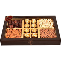 Food Library The Magic of Nature Diwali Exclusive Dry Fruits Gift Hamper (Dry Fruits And Ferrero Rocher)